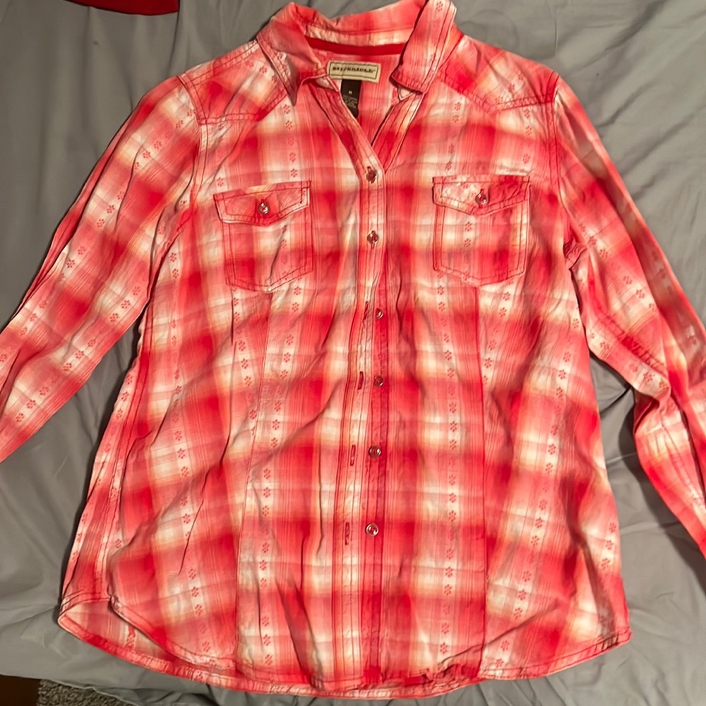 Plaid button up